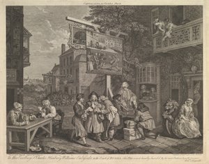 Äänestys, levy II: Neljä vaalitulostetta, 20. helmikuuta 1757. tekijältä Charles Grignion