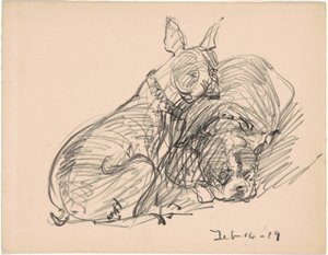 Kaksi koiraa tekijältä Charles H. Woodbury