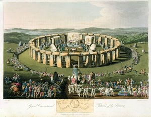 Brittiläisten suuri perinteinen juhla, akvatintti ja Robert Havellin (1769-1832) julkaisema 1815 (akvatintti). tekijältä Charles Hamilton Smith