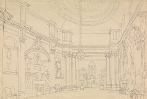 Hall, Easton Neston, Northants tekijältä Charles Hamilton Smith