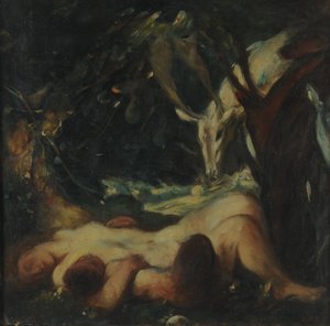 Study for The Sleeping Wood Nymph, 1903-06