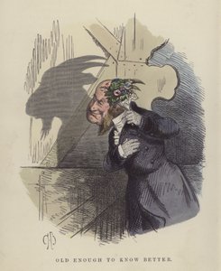 Tarpeeksi vanha tietääkseen paremmin (värillinen kaiverrus)