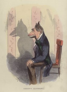Lampaanvaatteet (värillinen kaiverrus)
