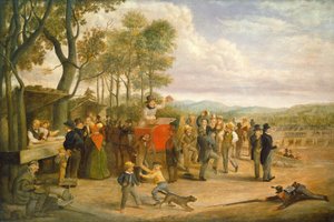 Muster Day, 1843 tai sen jälkeen. tekijältä Charles Henry Granger