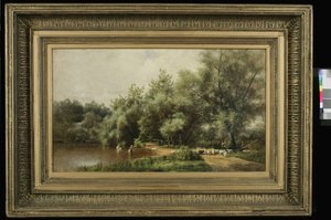 Lammaspesu Long Islandilla, 1874 tekijältä Charles Henry Miller
