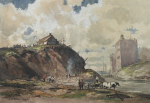 Kaupunki rakennetaan, 1877 (wc paperilla) tekijältä Charles Henry Miller