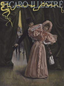 Domino ruusu. Le Figaro Illustren kansi, helmikuu 1896