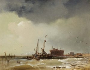 Kalastajaveneet laskeutuvat rannalle