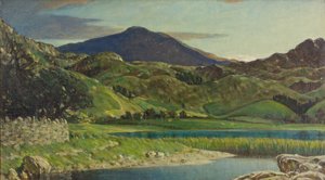 Watendlath Tarn, lähellä Keswickiä, 1919 tekijältä Charles John Holmes