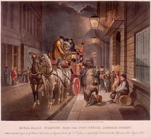 General Post Office, Lombard Street, Lontoo, 1827