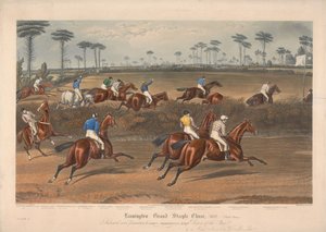 Yksi neljästä sarjasta: Leamington Grand Steeple Chase ... 1837. Levy 2. Mr. Christian Scriptonissa ... tekijältä Charles Hunt
