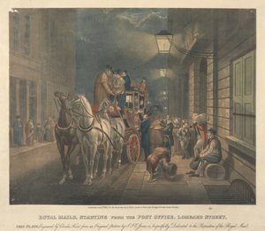 Royal Mails, alkaen postista, Lombard Street tekijältä Charles Hunt