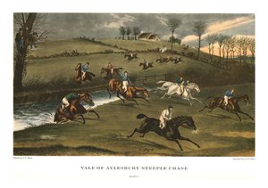 "Vale of Aylesbury Steeple Chase", levy 2, c1836, c1955