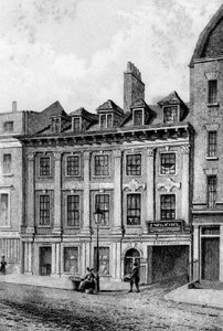 John Hoolen asuinpaikka, Great Queen Street, Lincolns Inn Fields, Lontoo, 1840 tekijältä Charles J. Smith