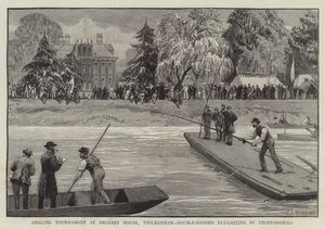 Onkimisturnaus Orleans Housessa, Twickenham, kaksikätinen perhonheitto ammattilaisten toimesta tekijältä Charles J. Staniland