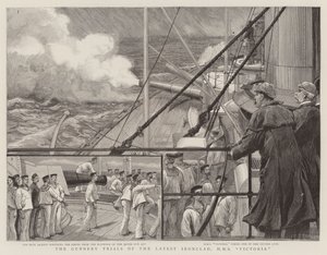 Uusimman Ironcladin ampumakokeet, HMS Victoria