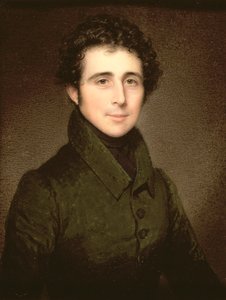 Sir Thomas William Holburne (1793-1874), Menstrie Bart, 1827 (öljy norsunluun) tekijältä Charles Jagger