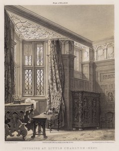 Sisustus Little Charltonissa, Kentissä (väri litho) tekijältä Charles James Richardson