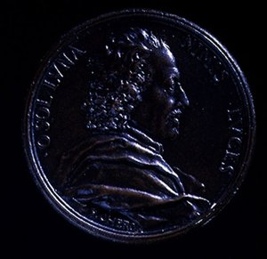 Gian Lorenzo Berninin (1598-1680) muotokuvamitali tekijältä Charles Jean Francois Cheron