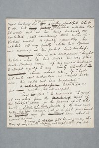 Alkuperäinen käsikirjoitus Nicholas Nicklebyn luvusta, 1838 (kynä ja muste paperille) tekijältä Charles John Huffam Dickens