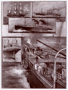 Aseistetut kauppiaat (litho)