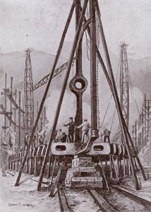 Laivan kaksoispohjan tekeminen (litho)