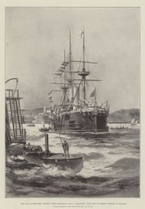 Naval Maneuvres, Reserve Fleet Operations, HMS Alexandra, Admiral Domvilen lippulaiva, Tor Bayssa