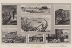 Uuden Admiraliteettisataman edistyminen Doverissa