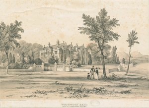 Westwood Hall: sävytetty litografia, nd [1832-1841]