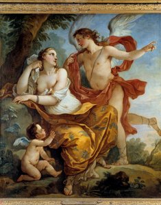 Calypso kuuntele Charles Joseph Natoiren (Charles-Joseph Natoire) Love Paintingin neuvoja