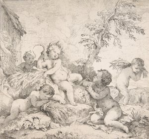 Kesä Kesä, n. 1735. tekijältä Charles Joseph Natoire