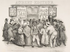 Kustantaja Aubert Sinun on myönnettävä, että hallituksella on koominen ulkonäkö, 1831