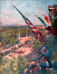 Suuri voittoparaati, Avenue de la Grand Armee, Pariisi, Ranska 14. heinäkuuta 1919.