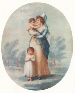 "Lady Rushout ja lapset", c1795