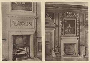 Belton House, Grantham, kaksi savupiippua tekijältä Charles Latham