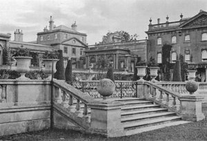 Italian puutarhan puiston puoli tekijältä Charles Latham