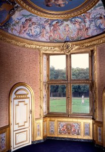 Kylpyhuone Chateau de Vaux Le Vicomtessa (Vaux-Le-Vicomte). Charles Lebrunin (Le Brun) maalaus (1619-1690) tekijältä Charles Le Brun
