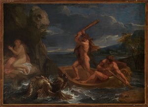 Herakles vapauttaa Hesionen tekijältä Charles Le Brun