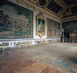 Salon De Mars Versaillesissa 1600-luvulla tekijältä Charles Le Brun