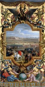 Cambrain valloitus 18. huhtikuuta 1677 tekijältä Charles Le Brun