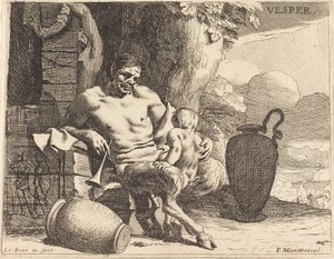 Vesper (ilta) tekijältä Charles Le Brun