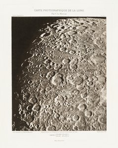 Carte photographique de la lune, planche IV.A (Valokuvakartta Kuusta, levy IV.A),13. syyskuuta tekijältä Charles le Morvan