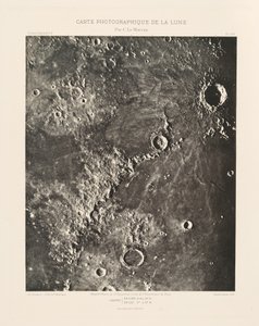 Kuun valokuvakartta, levy XIII,6. helmikuuta 6. helmikuuta tekijältä Charles le Morvan