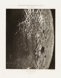 Carte photographique de la lune, planche XXI.A (Valokuvakartta Kuusta, levy XXI.A),23. lokakuuta tekijältä Charles le Morvan