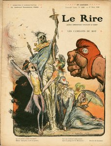 Kansi "" The Laughter", numero 321, Satirical en Couleurs tekijältä Charles Leandre
