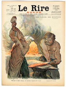 Kansi "" The Red Laughter"", numero 37, Satiirinen väreissä tekijältä Charles Leandre