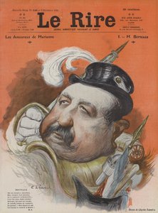 Henri Maurice Berteaux, Ranskan puolustusministeri. Kuvitus Le Rirelle