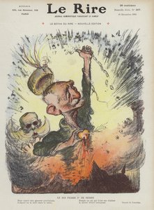 Serbian kuningas Pietari I. Kuvitus Le Rirelle