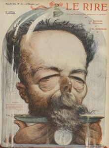 Paul Doumer, ranskalainen poliitikko. Kuvitus Le Rirelle