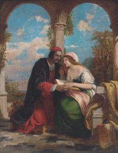 Abelard ja Heloise terassilla